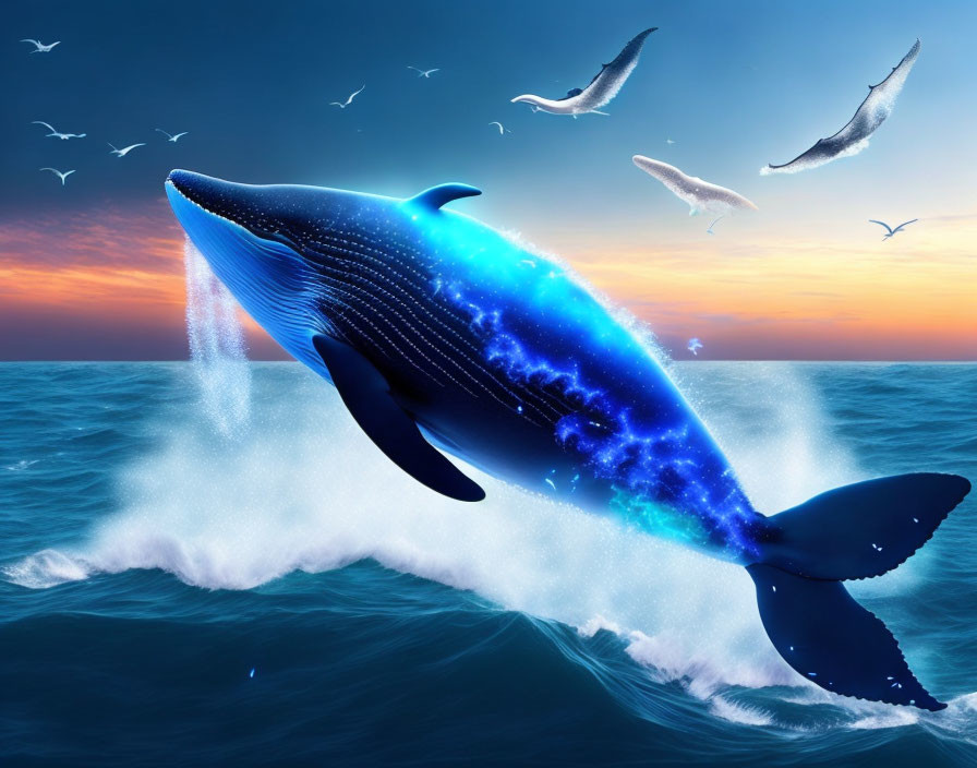 Glowing Whale 