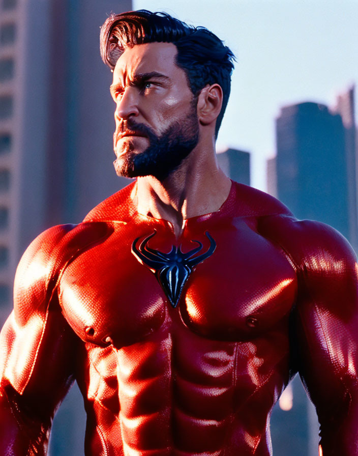 Red symbiote man