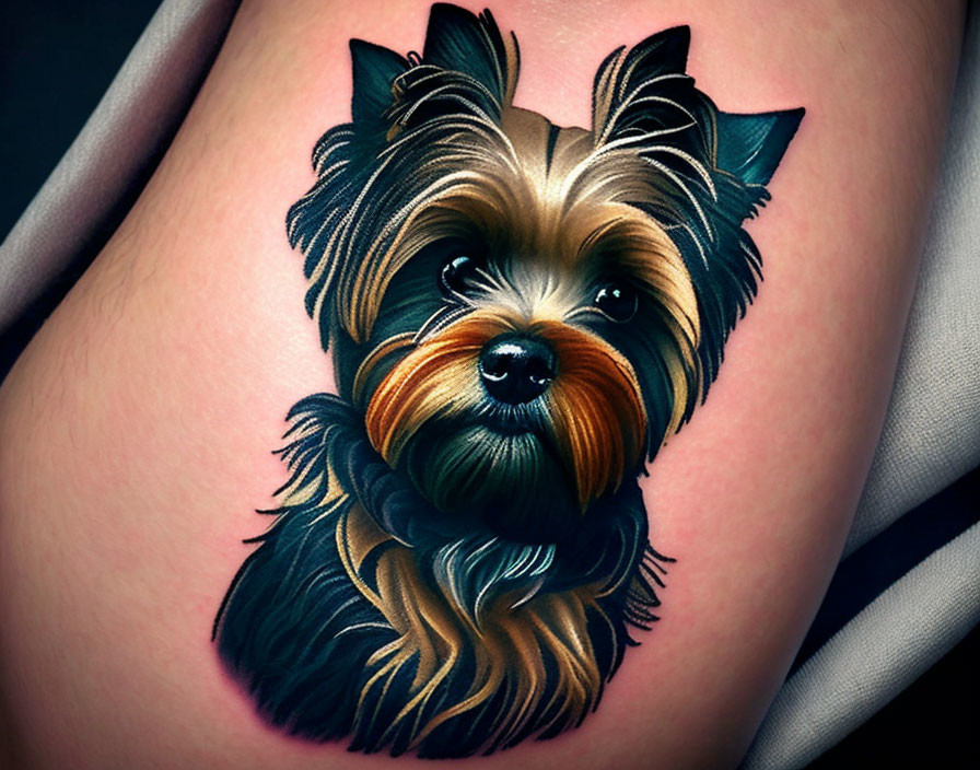Yorkshire Terrier as Tattoo