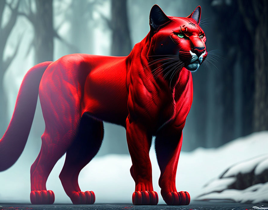 red panther