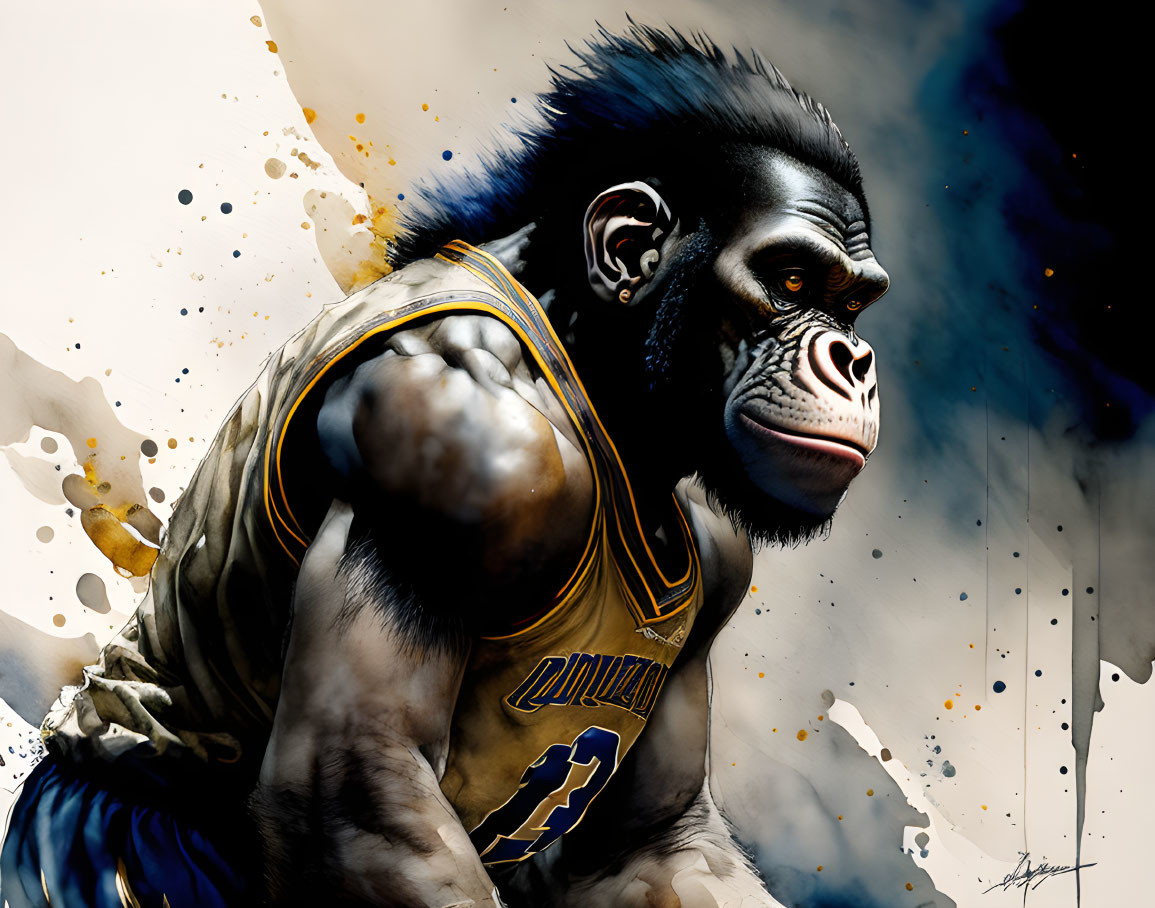 Ape Basketball Player