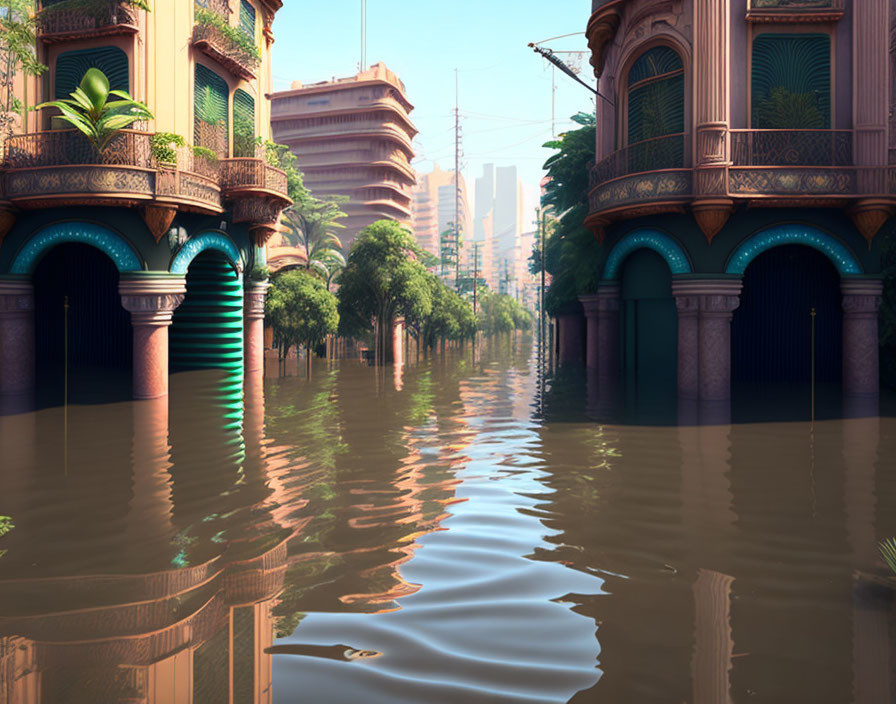 Flooded Buenos Aires