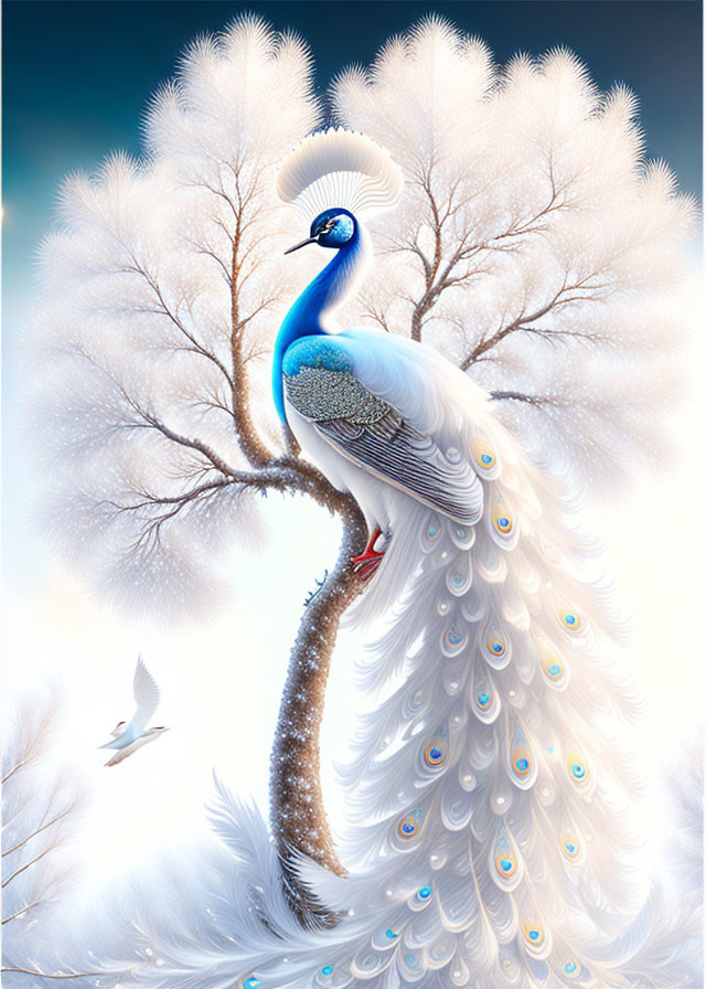 Snow Peafowl