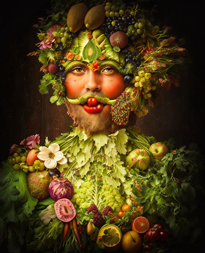 portrait of vegetables
