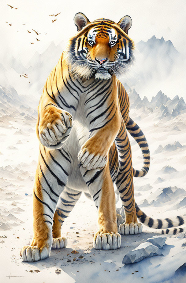 unique six-legged tiger)