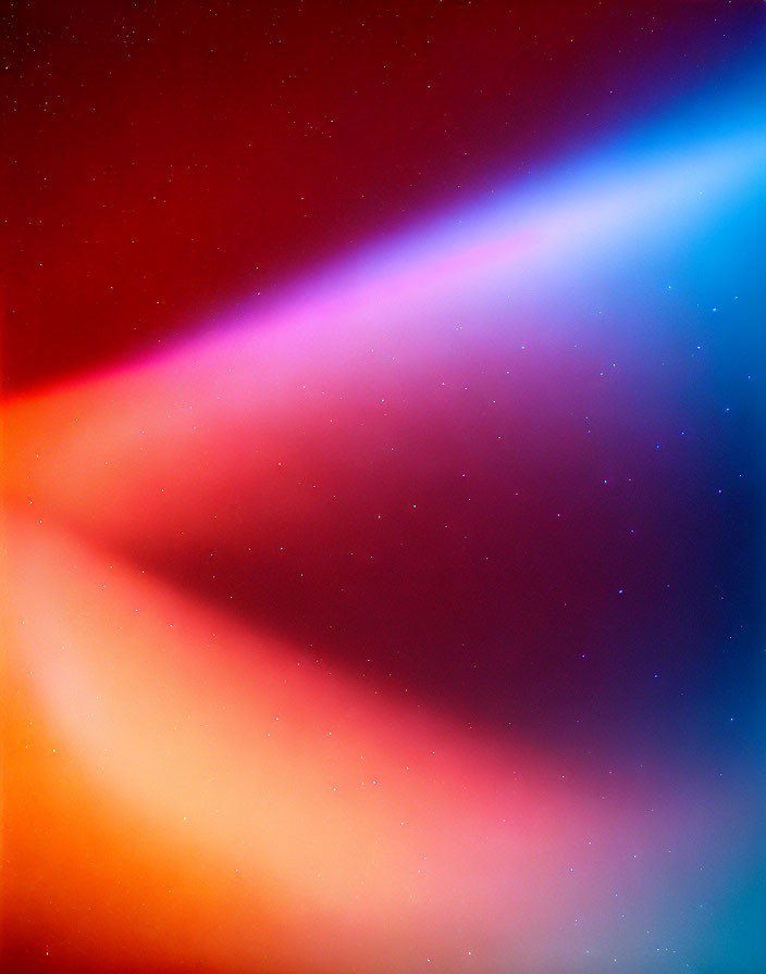 Colorful Cosmic Background with Orange, Pink, and Blue Gradient