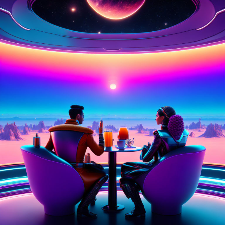 Breakfast on a distant planet