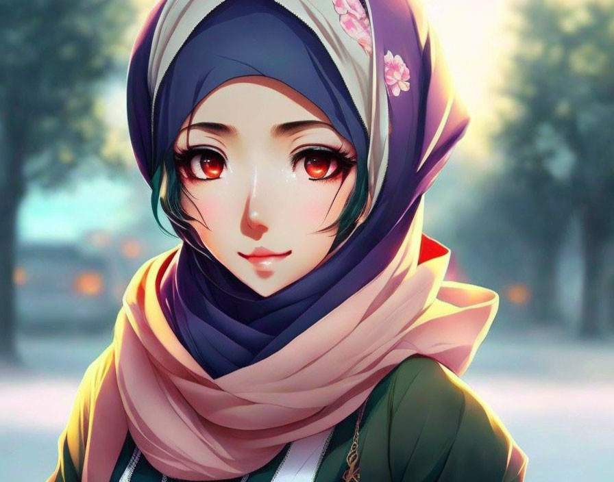 Cute Girl With Hijab