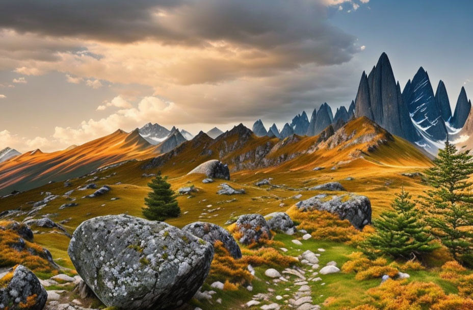 Rocks-Mountain Landscape