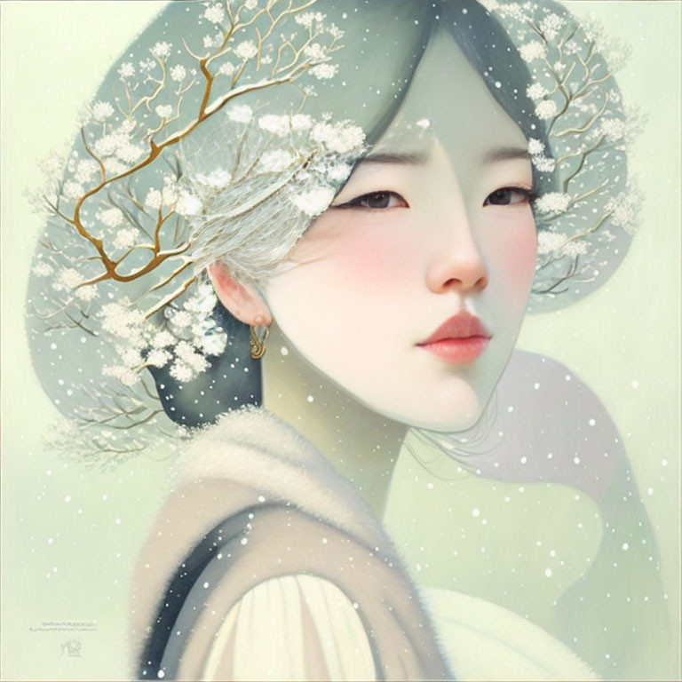 Blossoming Snow Queen
