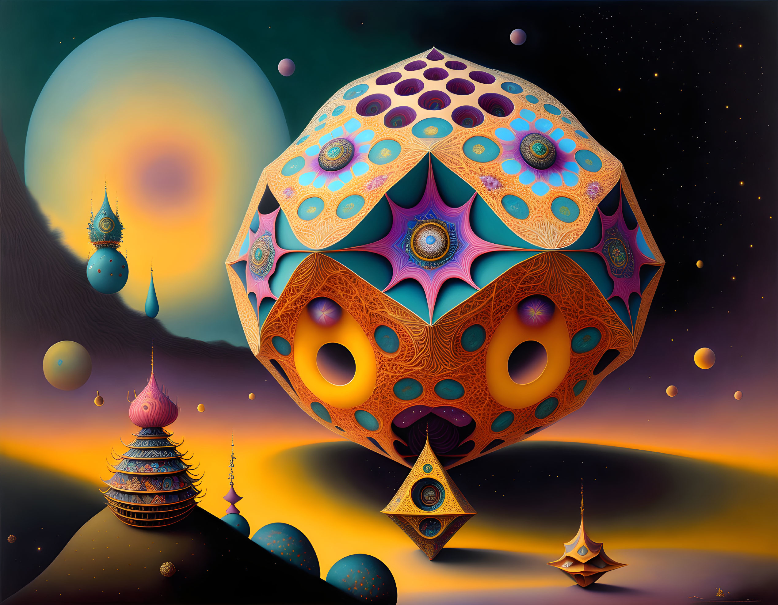 Icosahedron Surreal