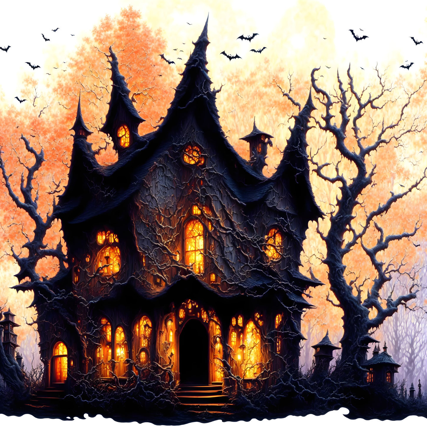 Spooky Halloween Haunted House