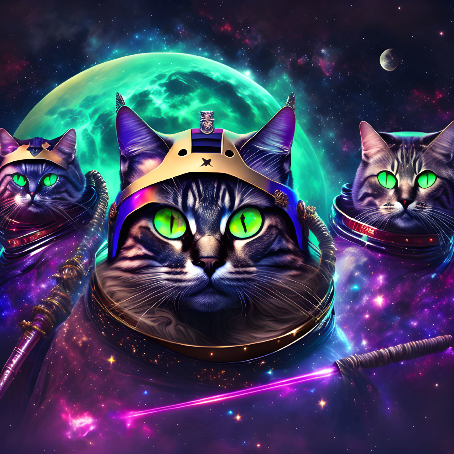 Space Cat Samurai 