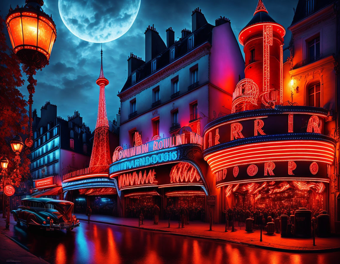 Paris, le Moulin Rouge