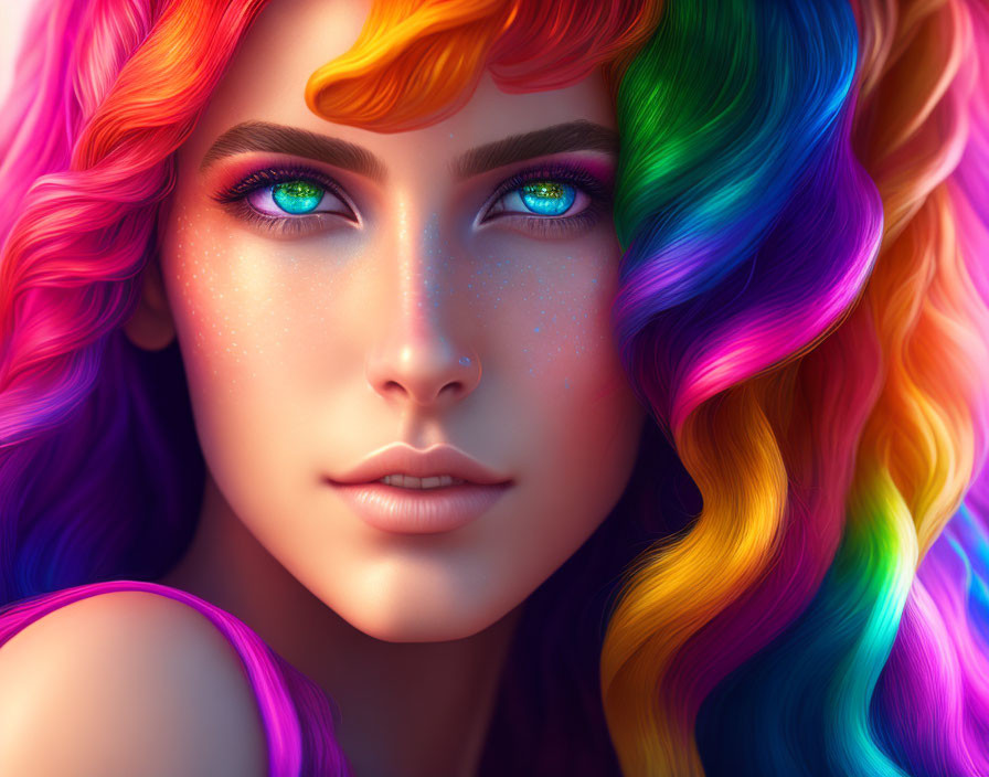Rainbown Hair