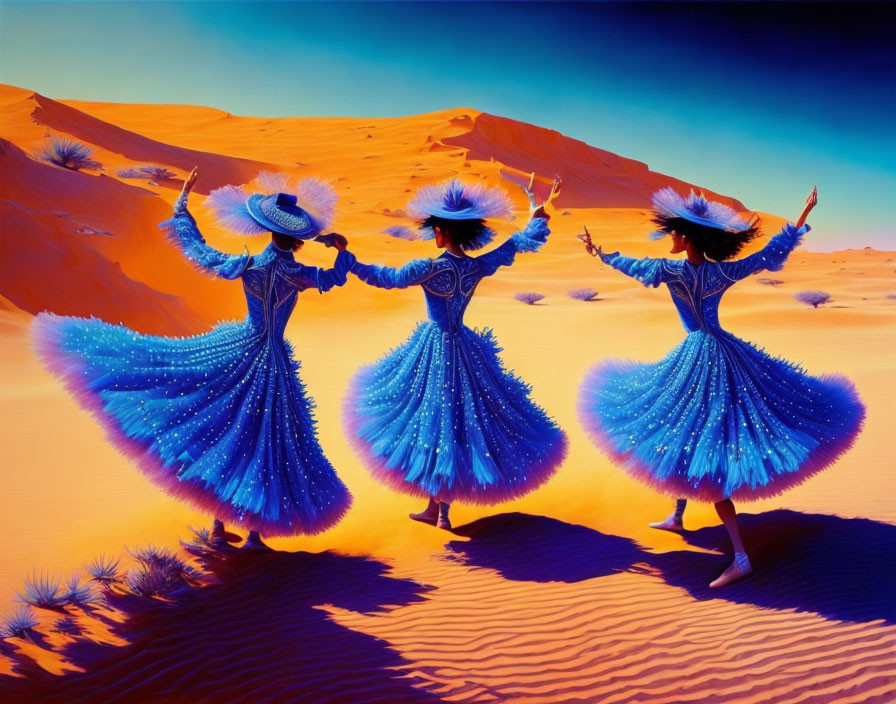 Danse dans le désert 
