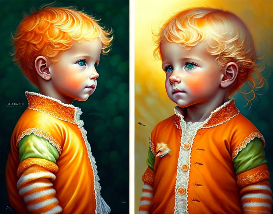 Orange child