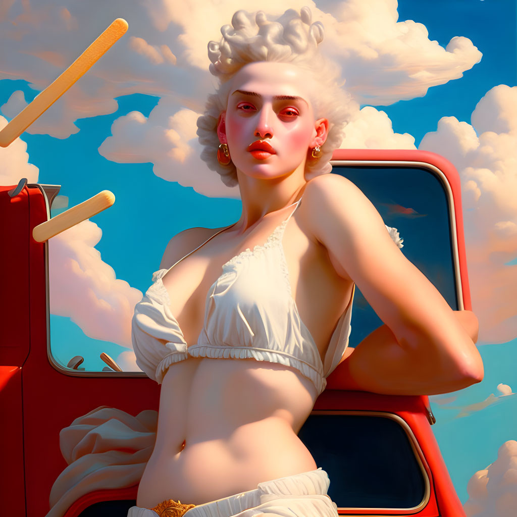 Popsicle Pin Up Girl