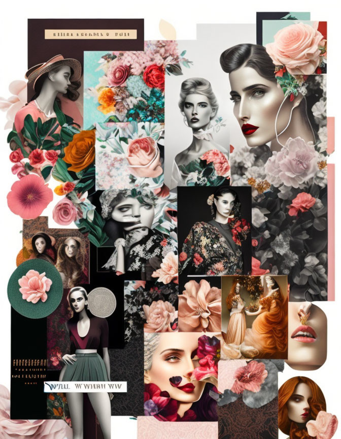 a women collage
