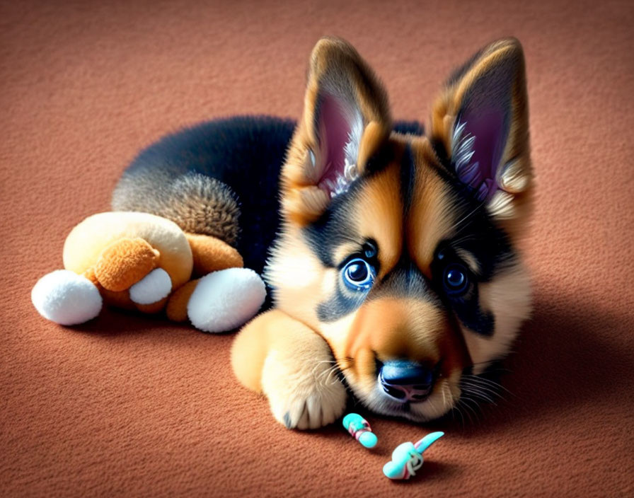 Adorable German Shepherd puppy 