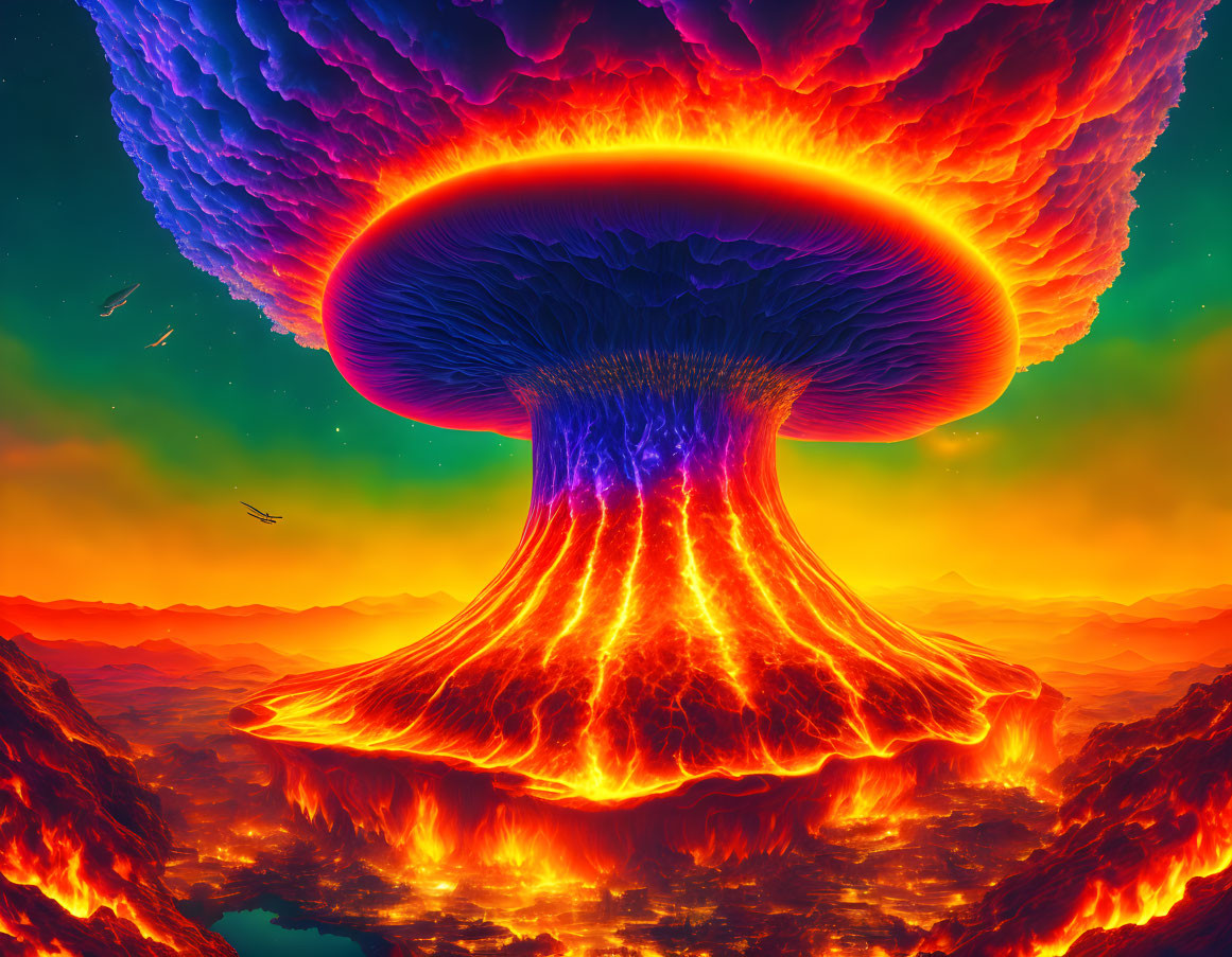 Nuclear explosion, nuclear mushroom