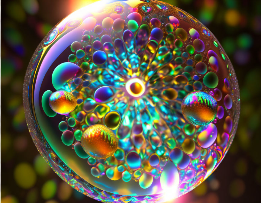 Mandala Soap Bubble