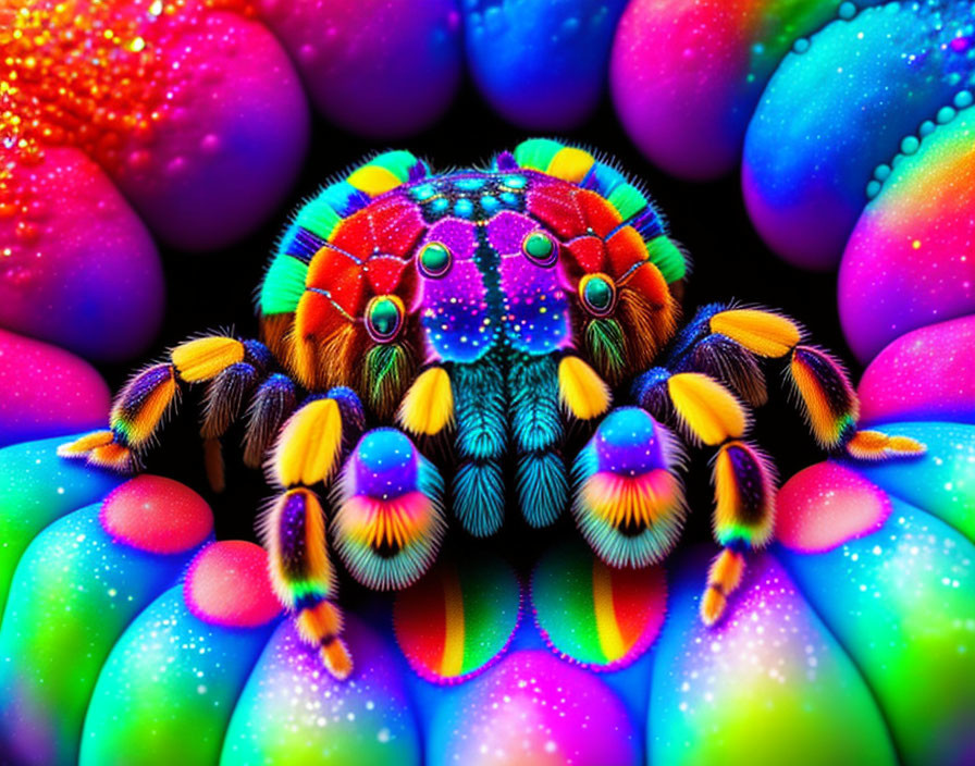 Tarantula in rainbow loophole 
