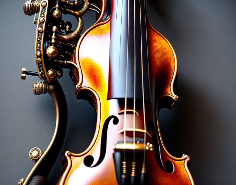 Steampunk violin 
