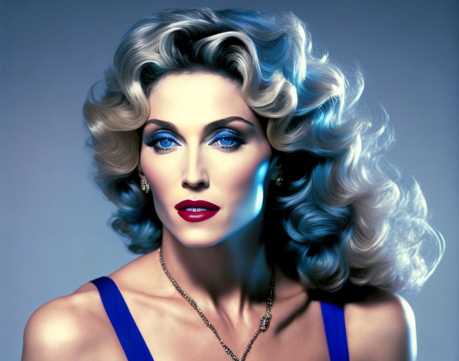 Madonna in blue 