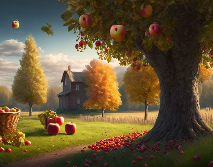 Harvest of Time,Trees and Apples
