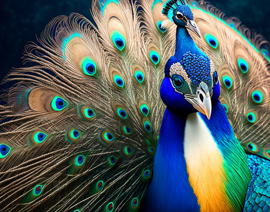 Peacock as eyecatcher