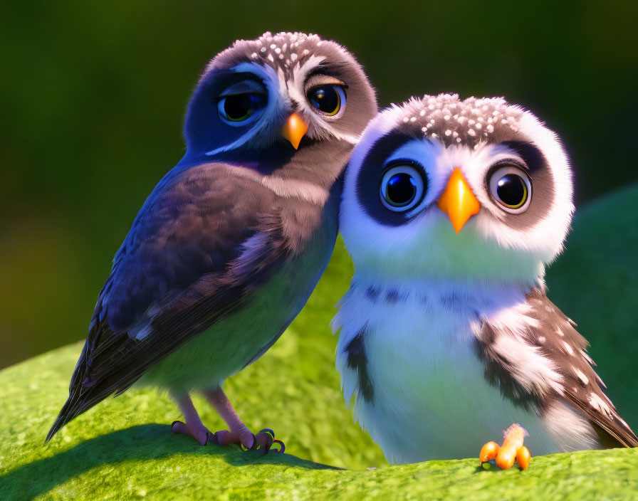 Owl and owlet