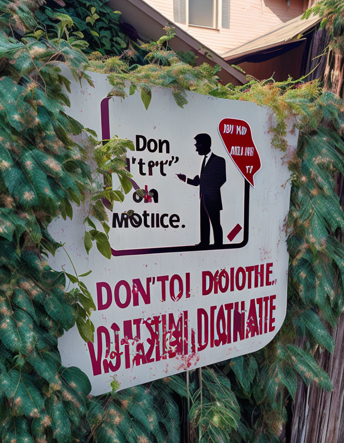 "Don't micturate here!" sign in a foreign language