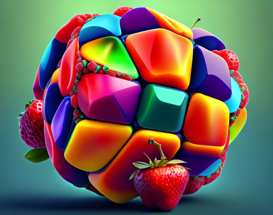 The fruit from a Rubiks tree.
