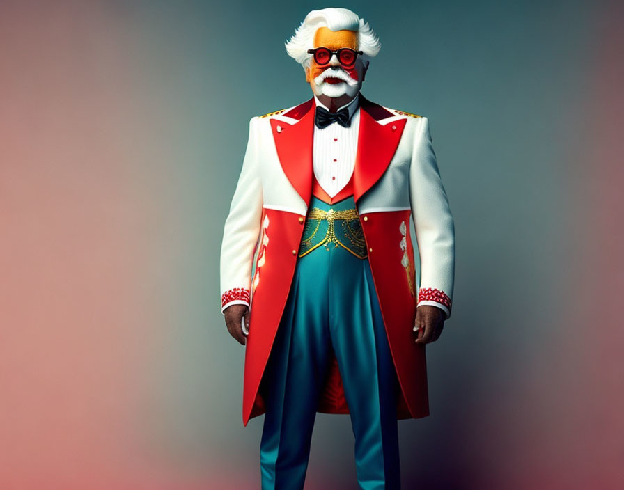 A combo of Colonel Sanders and Ronald McDonald