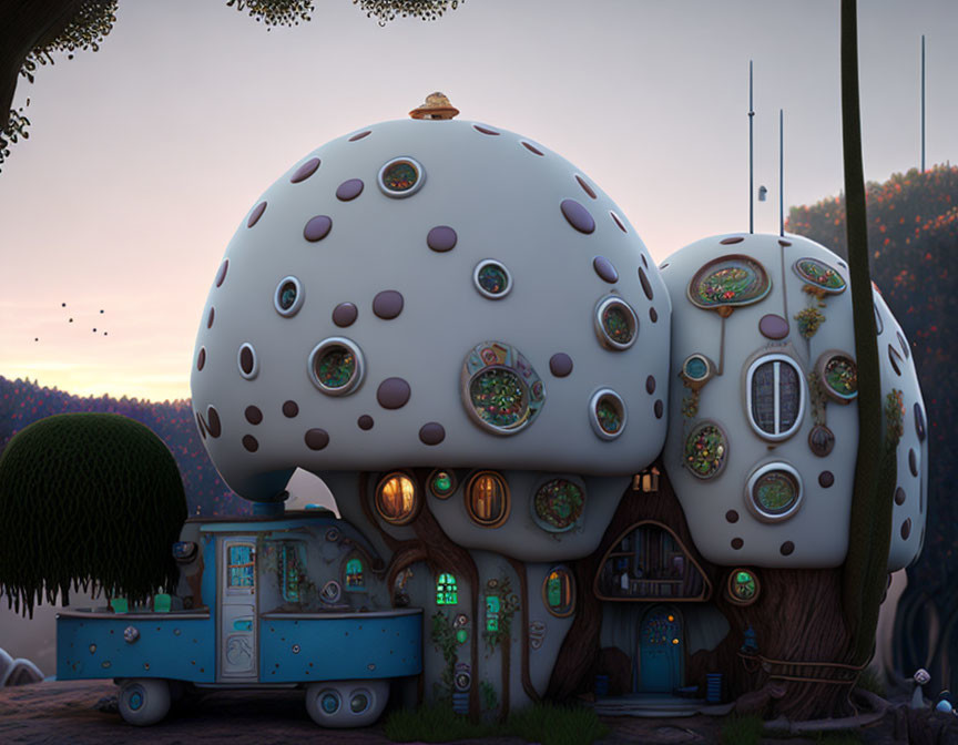Mushroompunk house
