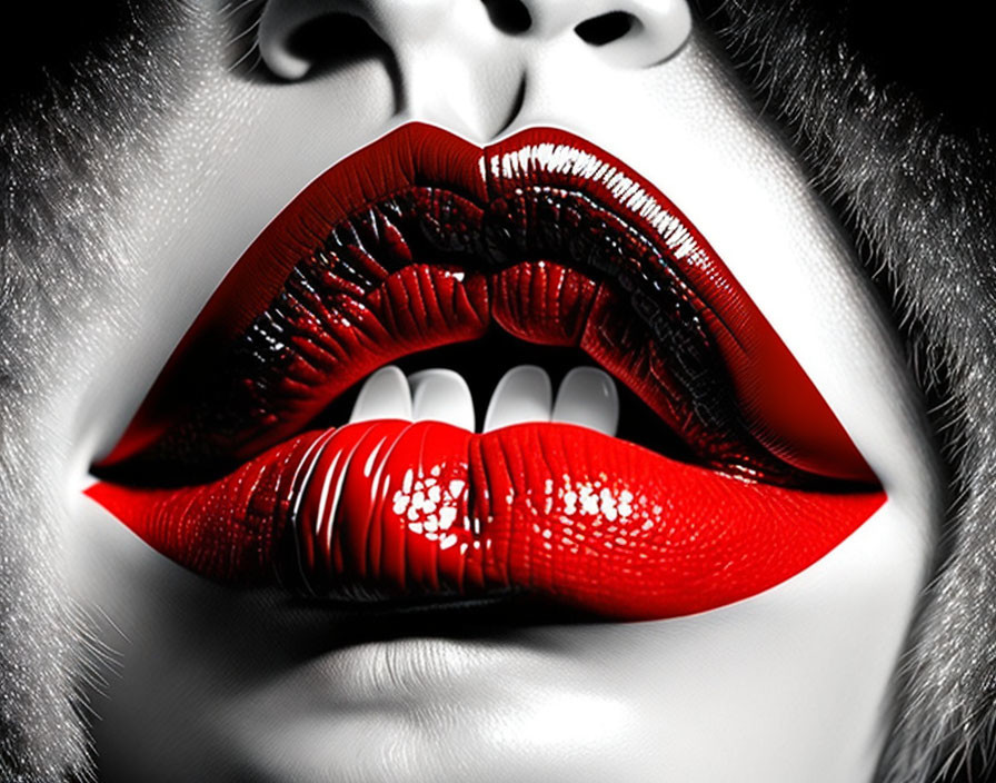 Rolling Stones tongue and lips logo come to life!