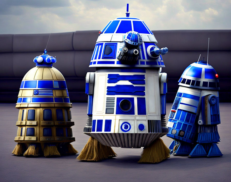 Daleks + R2-D2