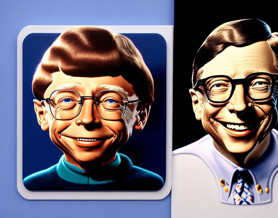 Bill Gates + Alfred E. Neuman