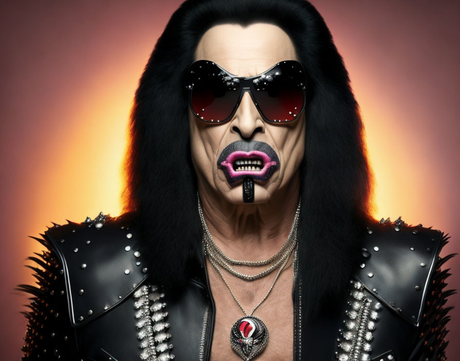 A mix of Gene Simmons and Ozzie Osbourne