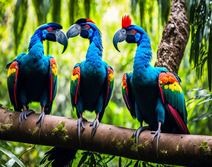 Cassowary-Macaw hybrids