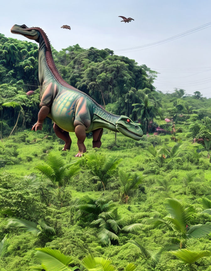 Dinosaurs in the middle of Khon Kaen!