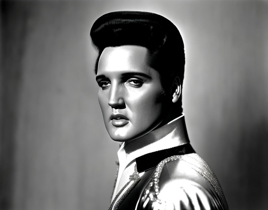 Elvis looked revolting for 42 years old