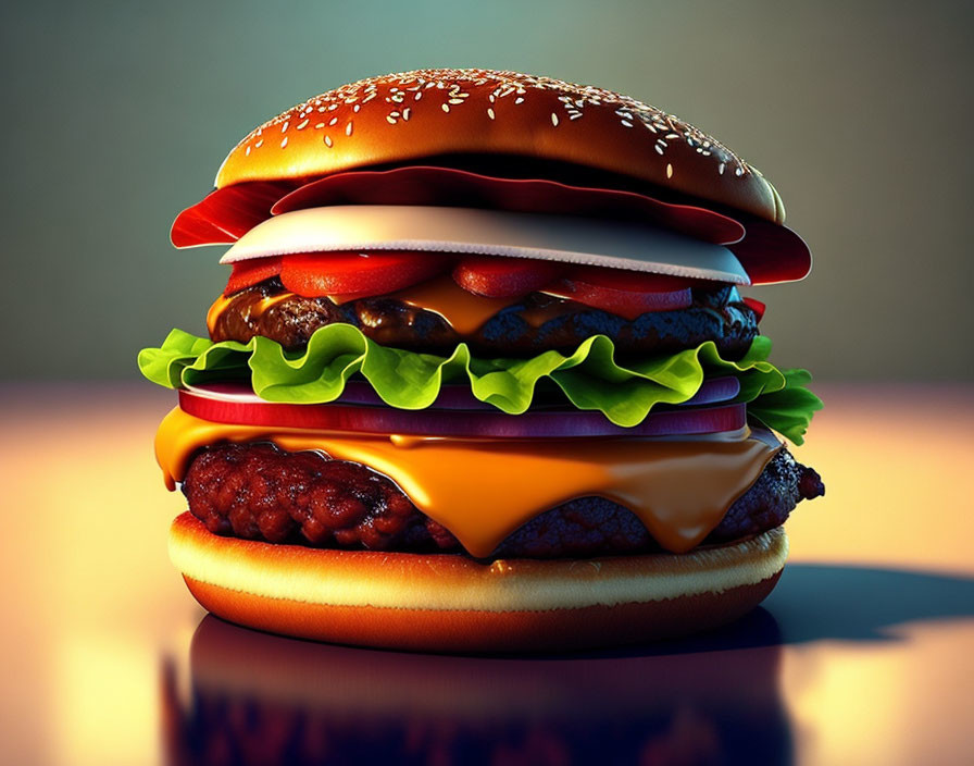 Mmm-mmmm. That is a tasty burger.