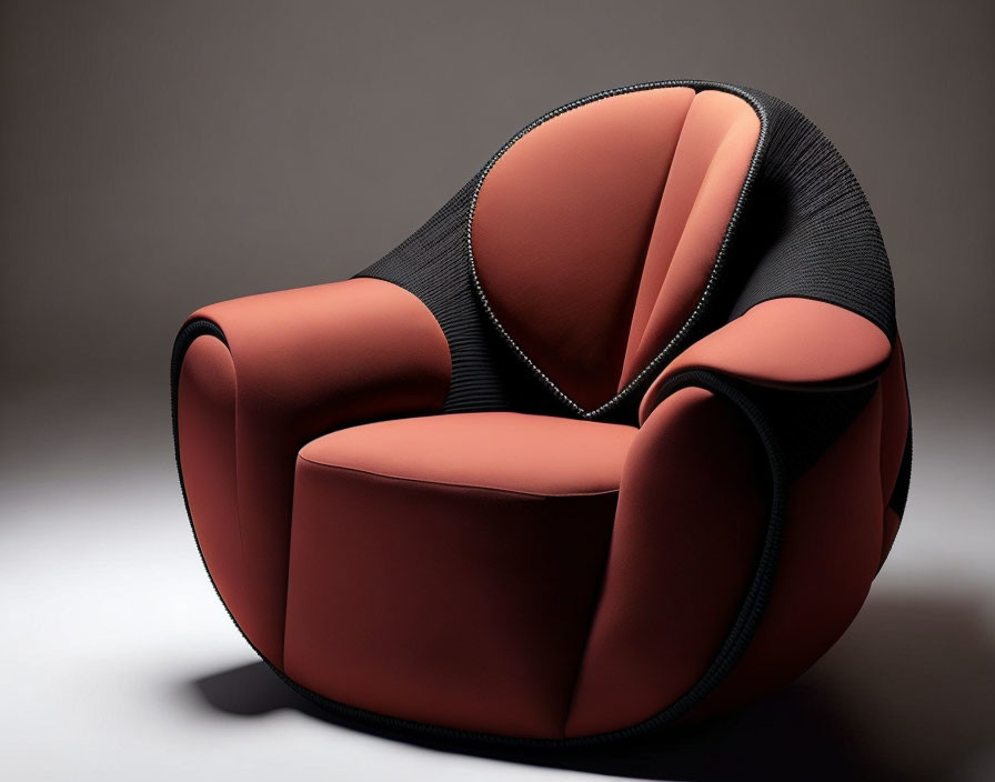 An armchair that looks like a ninja's outfit