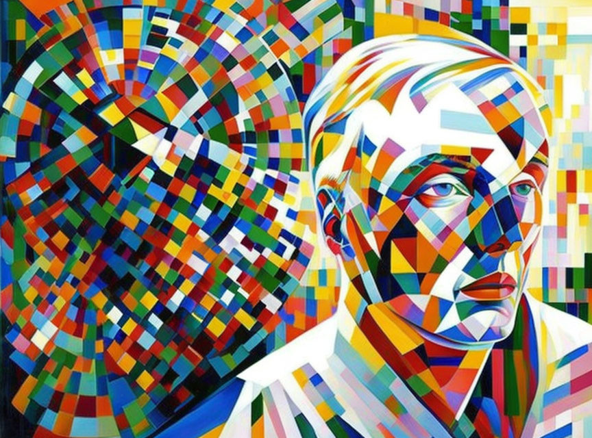 Portrait of Ernő Rubik by Robert Delaunay