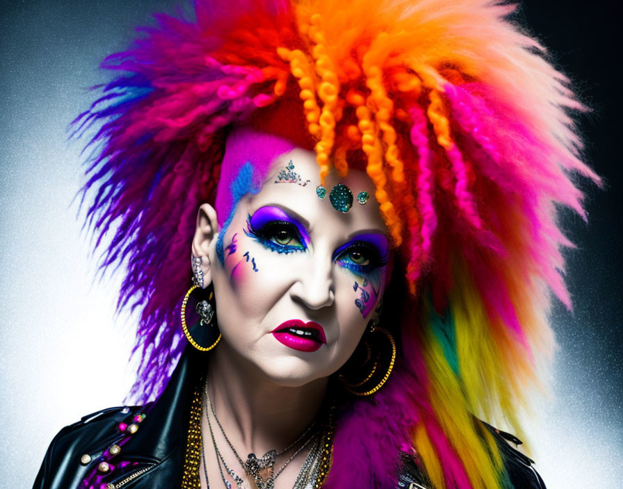  A combination of Cyndi Lauper and Dee Snider