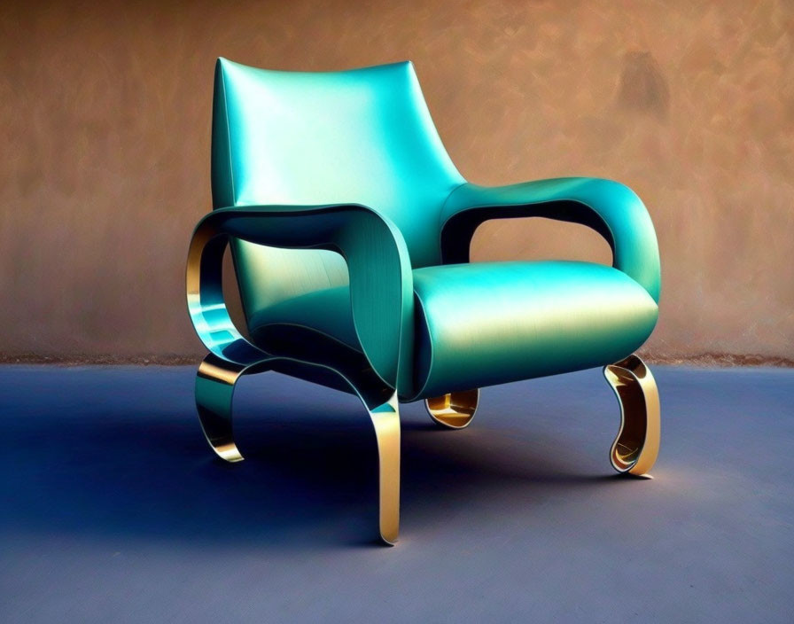 An armchair that looks like something by Picasso