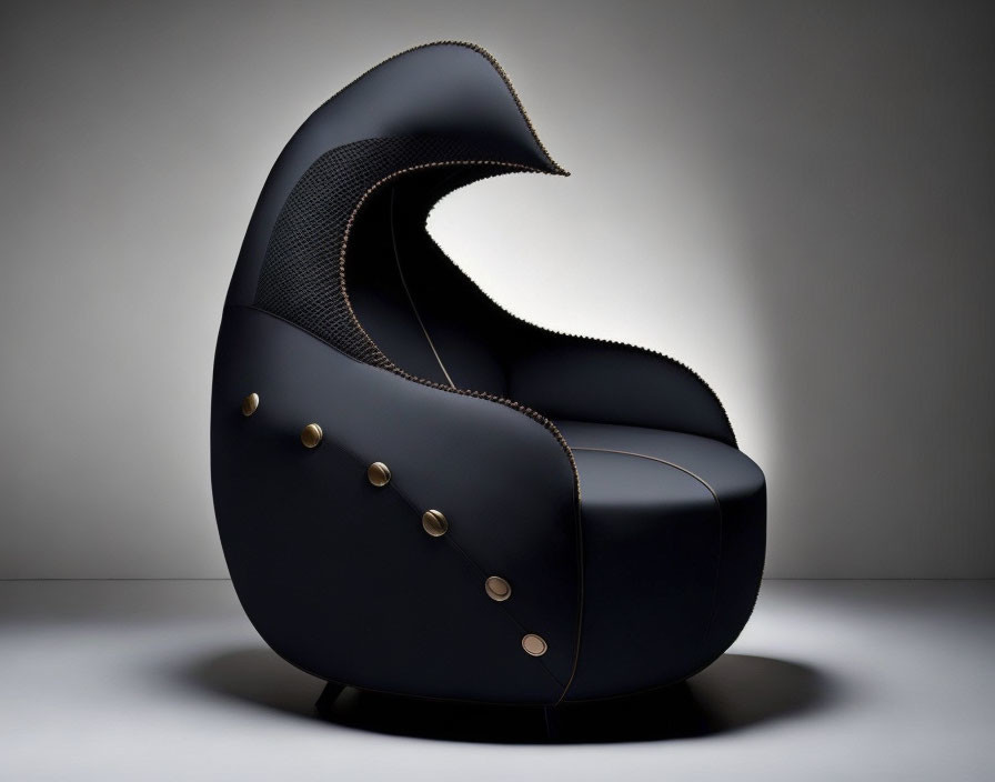 An armchair that looks like a ninja's costume