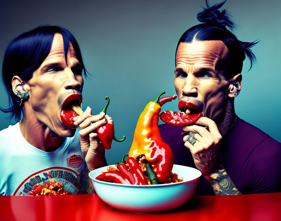 The Red Hot Chili Peppers dogfooding